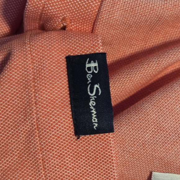 Ben Sherman Mens Preppy Cotton Blend Woven Short Sleeve Button Down Shirt Small - Picture 6 of 9